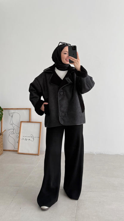 Manteau style cuir