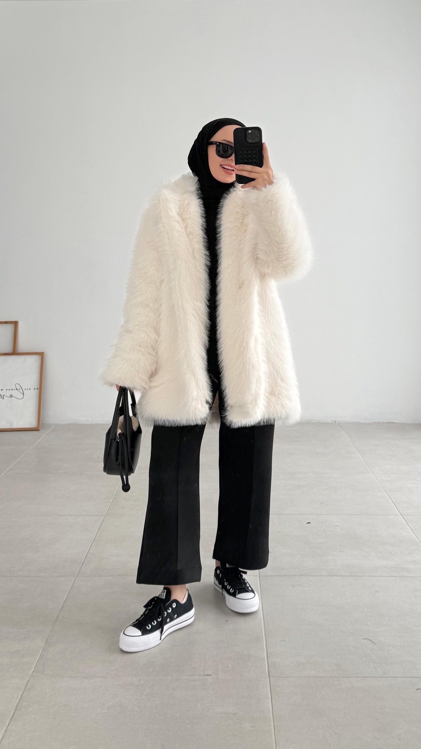 Manteau en Fourrure Luxueux