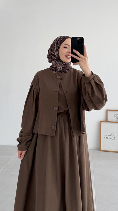 Robe avec veste courte