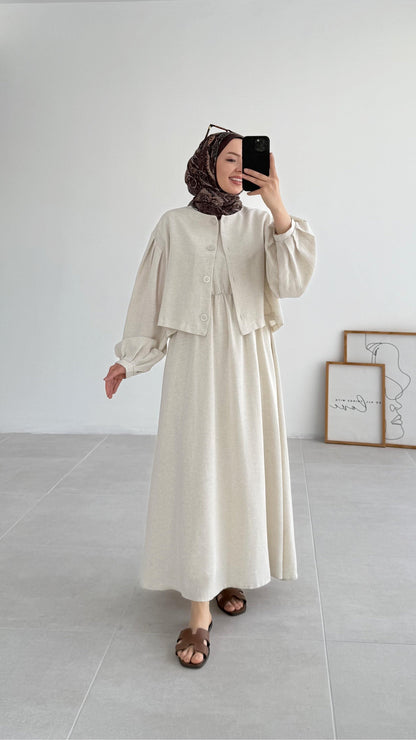 Robe avec veste courte