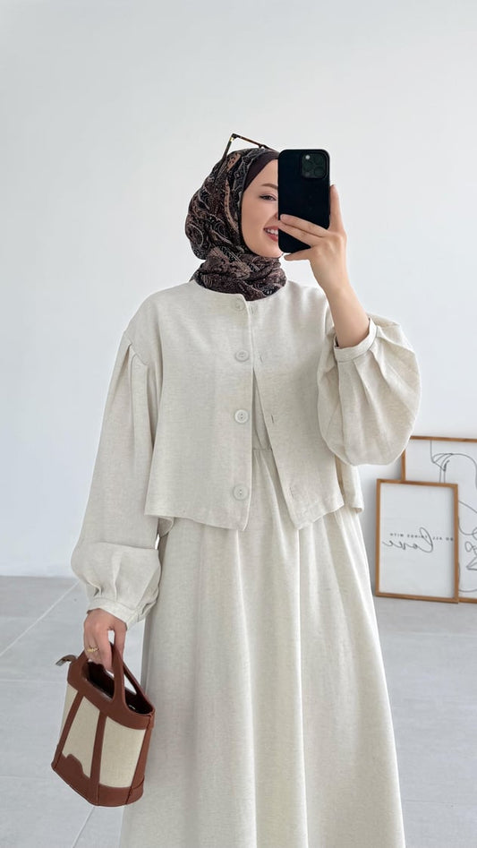 Robe avec veste courte